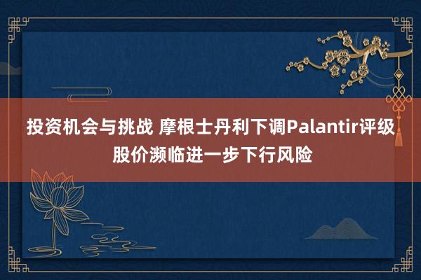 投资机会与挑战 摩根士丹利下调Palantir评级 股价濒临进一步下行风险